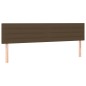 vidaXL Boxspringbett mit Matratze Dunkelbraun 180x200 cm Stoff vidaXL Boxspringbett mit Matratze Dunkelbraun 180x200 cm Stoff