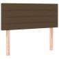 vidaXL Boxspringbett mit Matratze Dunkelbraun 80x200 cm Stoff vidaXL Boxspringbett mit Matratze Dunkelbraun 80x200 cm Stoff