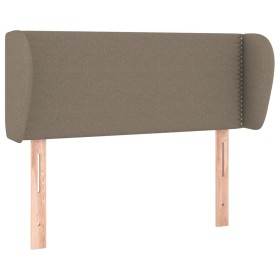 vidaXL Kopfteil mit Ohren Taupe 83x23x78/88 cm Stoff