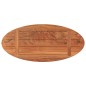 vidaXL Tischplatte 80x40x3,8 cm Oval Massivholz Akazie vidaXL Tischplatte 80x40x3,8 cm Oval Massivholz Akazie