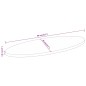 vidaXL Tischplatte 80x40x3,8 cm Oval Massivholz Akazie vidaXL Tischplatte 80x40x3,8 cm Oval Massivholz Akazie