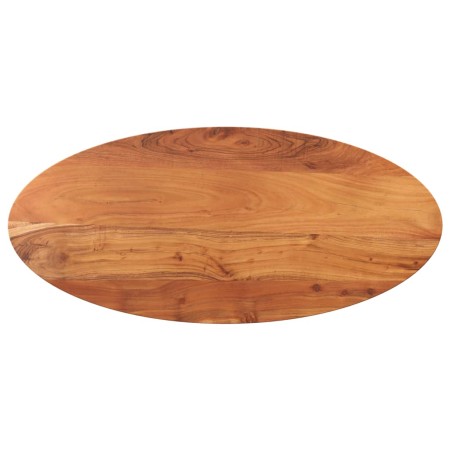 vidaXL Tischplatte 140x60x3,8 cm Oval Massivholz Akazie