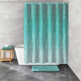 Kleine Wolke Duschvorhang Cascade 180x200 cm Grün