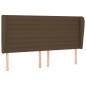 vidaXL Boxspringbett mit Matratze Dunkelbraun 180x200 cm Stoff vidaXL Boxspringbett mit Matratze Dunkelbraun 180x200 cm Stoff