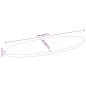 vidaXL Tischplatte 120x60x2,5 cm Oval Massivholz Akazie vidaXL Tischplatte 120x60x2,5 cm Oval Massivholz Akazie