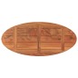 vidaXL Tischplatte 100x40x3,8 cm Oval Massivholz Akazie vidaXL Tischplatte 100x40x3,8 cm Oval Massivholz Akazie