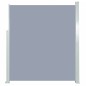 vidaXL Ausziehbare Seitenmarkise 160x500 cm Grau vidaXL Ausziehbare Seitenmarkise 160x500 cm Grau