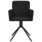 vidaXL Esszimmerstühle 2 Stk. Drehbar Schwarz Samt vidaXL Esszimmerstühle 2 Stk. Drehbar Schwarz Samt