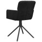 vidaXL Esszimmerstühle 2 Stk. Drehbar Schwarz Samt vidaXL Esszimmerstühle 2 Stk. Drehbar Schwarz Samt