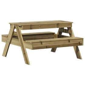 vidaXL Picknicktisch für Kinder 88x97x52 cm Imprägniertes Kiefernholz