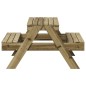 vidaXL Picknicktisch für Kinder 88x97x52 cm Imprägniertes Kiefernholz vidaXL Picknicktisch für Kinder 88x97x52 cm Imprägniertes Kiefernholz