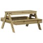 vidaXL Picknicktisch für Kinder 88x97x52 cm Imprägniertes Kiefernholz vidaXL Picknicktisch für Kinder 88x97x52 cm Imprägniertes Kiefernholz