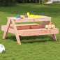 vidaXL Picknicktisch für Kinder 88x97x52 cm Massivholz Douglasie vidaXL Picknicktisch für Kinder 88x97x52 cm Massivholz Douglasie