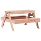 vidaXL Picknicktisch für Kinder 88x97x52 cm Massivholz Douglasie vidaXL Picknicktisch für Kinder 88x97x52 cm Massivholz Douglasie