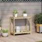 vidaXL Pflanztisch mit Ablage 82,5x35x75 cm Imprägniertes Kiefernholz vidaXL Pflanztisch mit Ablage 82,5x35x75 cm Imprägniertes Kiefernholz