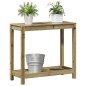 vidaXL Pflanztisch mit Ablage 82,5x35x75 cm Imprägniertes Kiefernholz vidaXL Pflanztisch mit Ablage 82,5x35x75 cm Imprägniertes Kiefernholz