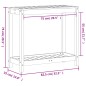 vidaXL Pflanztisch mit Ablage 82,5x35x75 cm Imprägniertes Kiefernholz vidaXL Pflanztisch mit Ablage 82,5x35x75 cm Imprägniertes Kiefernholz