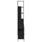vidaXL 4-tlg. Badmöbel-Set Schwarz Holzwerkstoff vidaXL 4-tlg. Badmöbel-Set Schwarz Holzwerkstoff