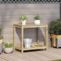 vidaXL Pflanztisch mit Ablage 82,5x50x75 cm Imprägniertes Kiefernholz vidaXL Pflanztisch mit Ablage 82,5x50x75 cm Imprägniertes Kiefernholz