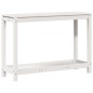 vidaXL Pflanztisch mit Ablage Weiß 108x35x75 cm Massivholz Kiefer vidaXL Pflanztisch mit Ablage Weiß 108x35x75 cm Massivholz Kiefer