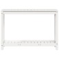 vidaXL Pflanztisch mit Ablage Weiß 108x35x75 cm Massivholz Kiefer vidaXL Pflanztisch mit Ablage Weiß 108x35x75 cm Massivholz Kiefer