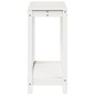 vidaXL Pflanztisch mit Ablage Weiß 108x35x75 cm Massivholz Kiefer vidaXL Pflanztisch mit Ablage Weiß 108x35x75 cm Massivholz Kiefer
