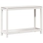 vidaXL Pflanztisch mit Ablage Weiß 108x35x75 cm Massivholz Kiefer vidaXL Pflanztisch mit Ablage Weiß 108x35x75 cm Massivholz Kiefer