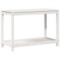 vidaXL Pflanztisch mit Ablage Weiß 108x50x75 cm Massivholz Kiefer vidaXL Pflanztisch mit Ablage Weiß 108x50x75 cm Massivholz Kiefer