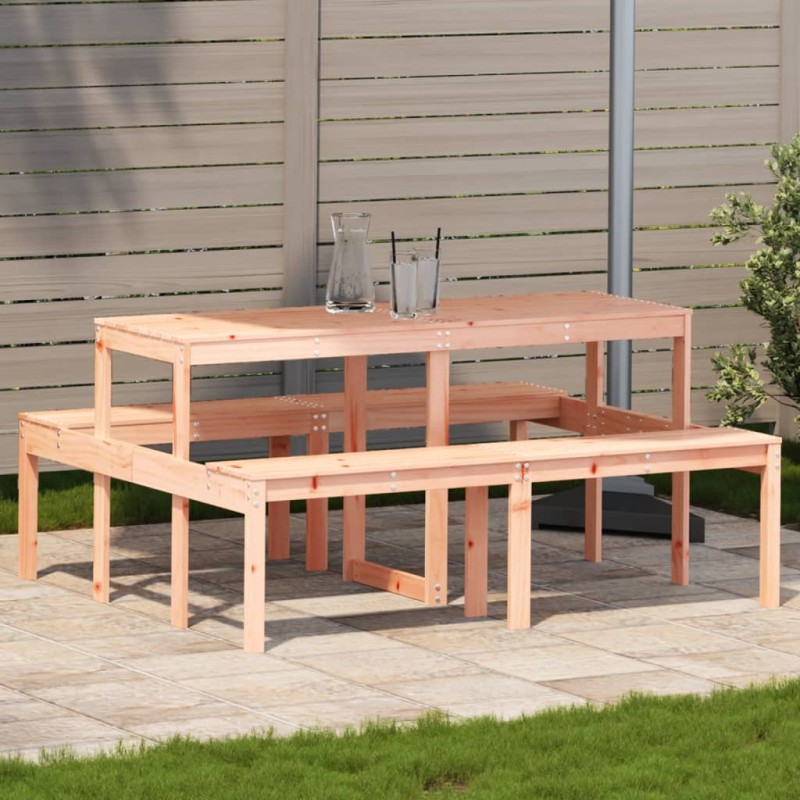 vidaXL Picknicktisch 160x134x75 cm Massivholz Douglasie vidaXL Picknicktisch 160x134x75 cm Massivholz Douglasie