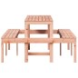 vidaXL Picknicktisch 160x134x75 cm Massivholz Douglasie vidaXL Picknicktisch 160x134x75 cm Massivholz Douglasie