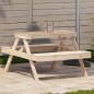 vidaXL Picknicktisch 105x134x75 cm Massivholz Kiefer vidaXL Picknicktisch 105x134x75 cm Massivholz Kiefer
