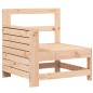 vidaXL Gartensofa mit Armlehne 69x62x70,5 cm Massivholz Kiefer vidaXL Gartensofa mit Armlehne 69x62x70,5 cm Massivholz Kiefer