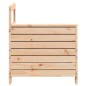 vidaXL Gartensofa mit Armlehne 69x62x70,5 cm Massivholz Kiefer vidaXL Gartensofa mit Armlehne 69x62x70,5 cm Massivholz Kiefer