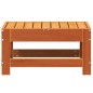 vidaXL Gartenhocker Wachsbraun 62x30x32 cm Massivholz Kiefer vidaXL Gartenhocker Wachsbraun 62x30x32 cm Massivholz Kiefer