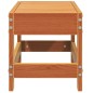vidaXL Gartenhocker Wachsbraun 62x30x32 cm Massivholz Kiefer vidaXL Gartenhocker Wachsbraun 62x30x32 cm Massivholz Kiefer