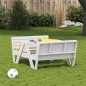 vidaXL Picknicktisch für Kinder Weiß 88x122x58 cm Massivholz Kiefer vidaXL Picknicktisch für Kinder Weiß 88x122x58 cm Massivholz Kiefer