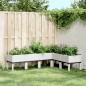 vidaXL Pflanzkasten mit Beinen Weiß 160x120x42 cm PP vidaXL Pflanzkasten mit Beinen Weiß 160x120x42 cm PP