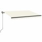 Gelenkarmmarkise Einziehbar mit LED 350x250 cm Creme Gelenkarmmarkise Einziehbar mit LED 350x250 cm Creme