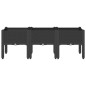 vidaXL Pflanzkasten mit Beinen Schwarz 120x40x42 cm PP vidaXL Pflanzkasten mit Beinen Schwarz 120x40x42 cm PP