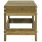 vidaXL Gartenhocker 62x30x32 cm Kiefernholz Imprägniert vidaXL Gartenhocker 62x30x32 cm Kiefernholz Imprägniert