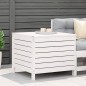 vidaXL Gartenhocker Weiß 62x63,5x53,5 cm Massivholz Kiefer vidaXL Gartenhocker Weiß 62x63,5x53,5 cm Massivholz Kiefer