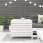 vidaXL Gartenhocker Weiß 62x63,5x53,5 cm Massivholz Kiefer vidaXL Gartenhocker Weiß 62x63,5x53,5 cm Massivholz Kiefer