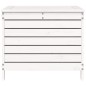 vidaXL Gartenhocker Weiß 62x63,5x53,5 cm Massivholz Kiefer vidaXL Gartenhocker Weiß 62x63,5x53,5 cm Massivholz Kiefer