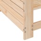 vidaXL Gartensofa mit Armlehne und Kissen Massivholz Kiefer vidaXL Gartensofa mit Armlehne und Kissen Massivholz Kiefer