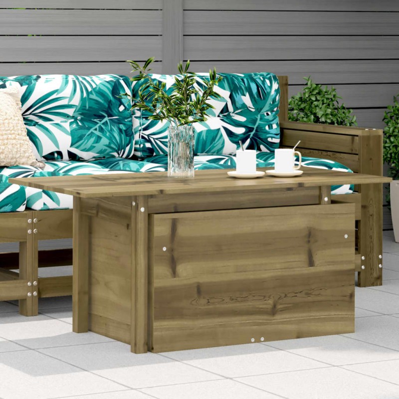 vidaXL Gartentisch 100x50x75 cm Kiefernholz Imprägniert vidaXL Gartentisch 100x50x75 cm Kiefernholz Imprägniert