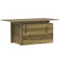 vidaXL Gartentisch 100x50x75 cm Kiefernholz Imprägniert vidaXL Gartentisch 100x50x75 cm Kiefernholz Imprägniert
