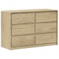 vidaXL Schubladenkommode SAUDA Eiche-Optik 111x43x73,5 cm Kiefernholz vidaXL Schubladenkommode SAUDA Eiche-Optik 111x43x73,5 cm Kiefernholz