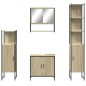 vidaXL 4-tlg. Badmöbel-Set Sonoma-Eiche Holzwerkstoff vidaXL 4-tlg. Badmöbel-Set Sonoma-Eiche Holzwerkstoff