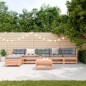 vidaXL 7-tlg. Garten-Lounge-Set Massivholz Douglasie vidaXL 7-tlg. Garten-Lounge-Set Massivholz Douglasie