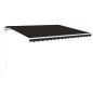 Automatische Markise mit LED & Windsensor 450x350 cm Anthrazit Automatische Markise mit LED & Windsensor 450x350 cm Anthrazit